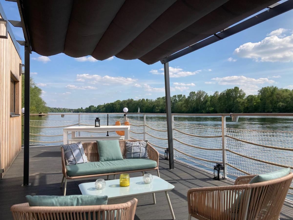 Seinehouse - Maison Flottante Vaux-Sur-Seine Exterior foto