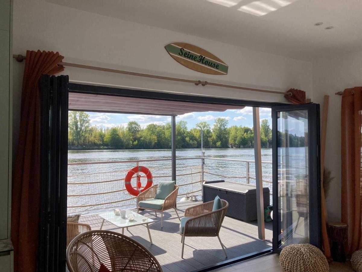 Seinehouse - Maison Flottante Vaux-Sur-Seine Exterior foto